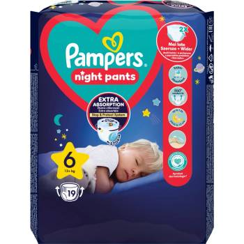 Pampers Нощни пелени Pampers размер 6 19 броя