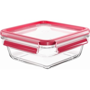Tefal - Кутия за храна 0, 8 л MSEAL GLASS червена/стъкло (GS0280)