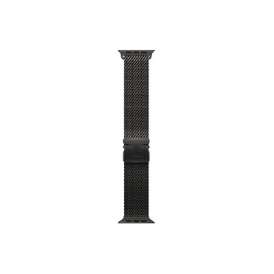 Apple Watch 49mm Milanese Loop: Black Titanium Milanese Loop - Large (mxkh3zm/a)