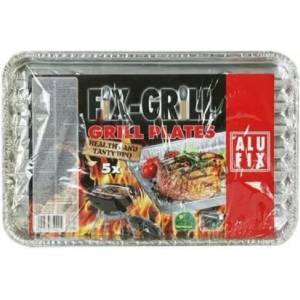 ALUFIX Тава за грил alufix правоъгълна 3 бр grill3uni (grill3uni)
