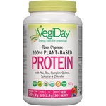 Natural Factors Vegan Protein Powder VegiDay 100% Organic 936g [936 грама] Горски плодове