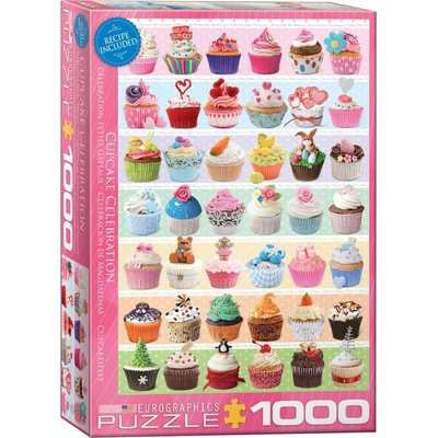 Eurographics Oslava cupcakes 1000 dielov
