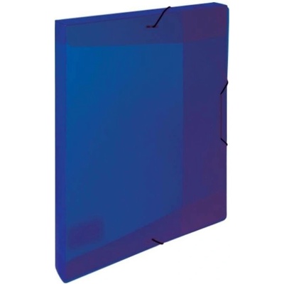 Karton P+P Krabice s gumou A5 - Opaline modrá