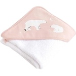 Bonjourbebe Бебешка хавлия Bonjourbebe - 100 x 100 cm, Pink Polaris (18PLSE52037) - ozone