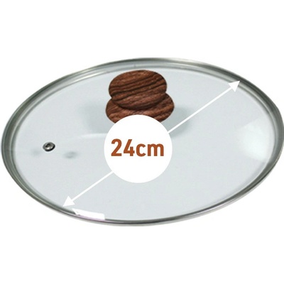 Mediashop Skleněná poklice Livington Copper & Stone 24 cm – Zboží Mobilmania