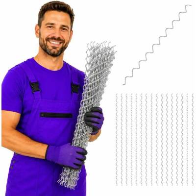 zahrada-XL Gabionové spirály 24 ks pozinkovaná ocel 100 cm