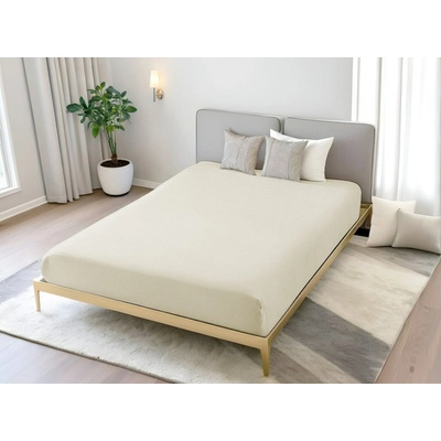 Áčko Plachta Froté Premium krémová 90x200