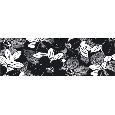 Dimex M-317 vliesová fototapeta na zeď Black flowers 3 rozměry 330 x 110 cm