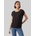 Vero Moda Дамска тениска Vero Moda Ava Plain Short Sleeve T-Shirt Womens - Black
