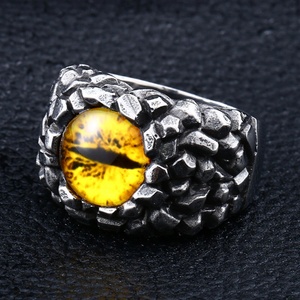 NNM пръстен Demon Eyes - Yellow - SS8-527R yellow