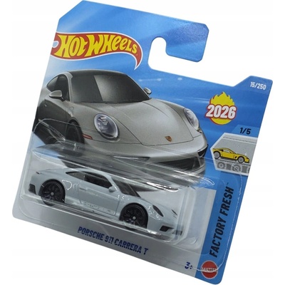 Carrera Autíčko Hot Wheels Porsche 911 biele mierka 1:64 séria FACTORY FRESH
