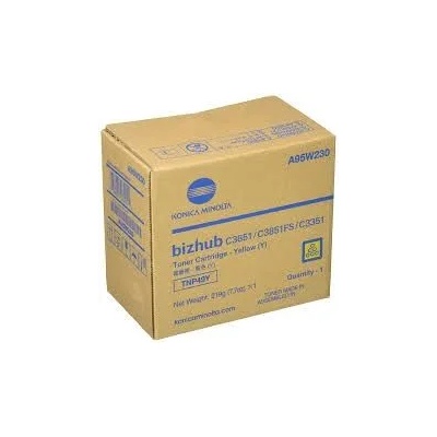 Konica Minolta Жълт тонер Konica Minolta Bizhub C3351/ C3851, оригинален TNP-49Y (TNP-49Y)