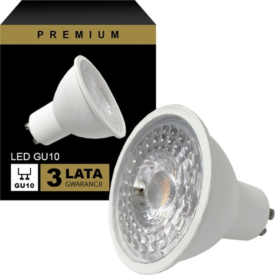 Kobi Žiarovka LED 5W, GU10, 4000K, 500lm, Ra 80, 80° PREMIUM
