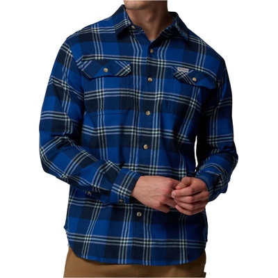 Columbia Мъжка риза с копчета Columbia Flare Gun Stretch Flannel Shirt - Mountain Blue / Trail's Edge Plaid (033-1792-1513)