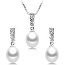 Grace Silver Jewellery Stříbrná souprava šperků Damaris SET2087 Stříbrná Bílá