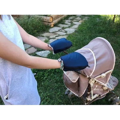 Kaarsgaren Nepromokavé merino rukavice modrá – Zboží Mobilmania