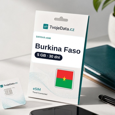 eSIM Burkina Faso 5 GB / 30 dní