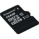 Kingston microSDHC 16GB UHS-I U1 + adapter SDC10G2/16GB