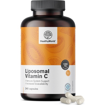 HealthyWorld Липозомен витамин С 1200 mg - 240 капсули