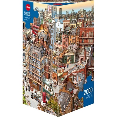 Heye Пъзел Heye от 2000 части - Sherlock & Co, Доро Гьобел и Петер Кнор (29753)