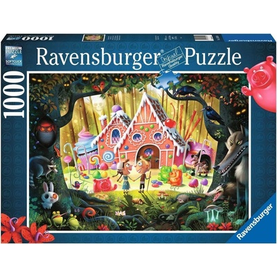 RAVENSBURGER Jeníček a Mařenka Perníková chaloupka 1000 dielov