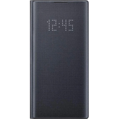 Samsung LED View Cover EF-NN970PBEGWW - оригинален калъф, през който виждате информация от дисплея за Samsung Note 10 (черен)