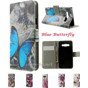 Image 1 of Samsung Galaxy A3 A300F Painted Wallet Кожен Калъф + Протектор