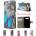 Samsung Galaxy A3 A300F Painted Wallet Кожен Калъф + Протектор