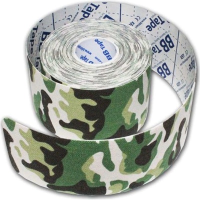 BB Tape Design Kineziologické tejpy maskovanie zelená 500 x 5cm