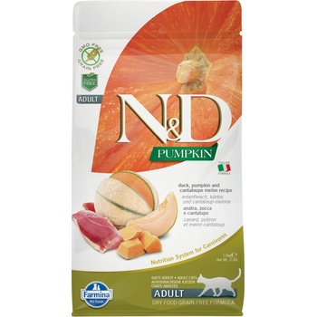 N&D GF cat Pumpkin Cat Duck & Cantaloupe melon 1,5 kg