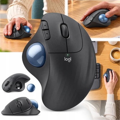 Logitech ERGO M575 Wireless Trackball with Smooth Tracking 910-005872