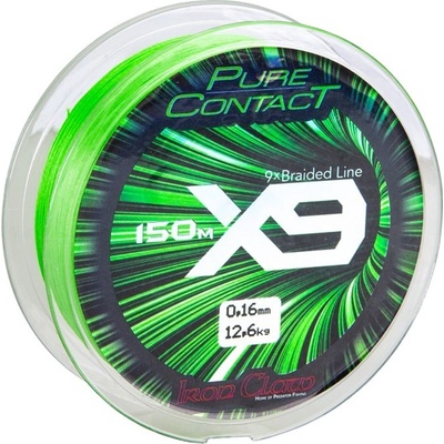 Iron Claw Šnúra Pure Contact X9 Zelená 150m 0,09mm 7,8kg
