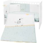 KikkaBoo Бебешки спален комплект 6 части 70/140 Stripy Friends (41101060141) - salemax