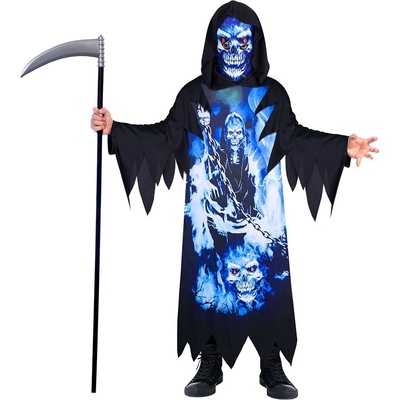 Amscan Детски карнавален костюм Amscan - Neon Reaper, 4-6 години (194099024365)