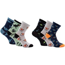 TRENDY SOCKS PREDATORS dětské veselé ponožky mix barev