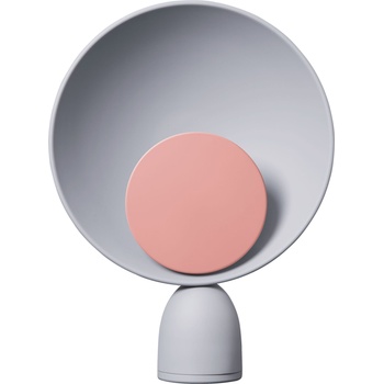 Please Wait To Be Seated Blooper Настолна лампа с розов диск, сива (1002003)