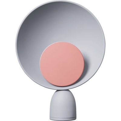 Please Wait To Be Seated Blooper Настолна лампа с розов диск, сива (1002003)