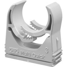 OBO BETTERMANN Příchytka Multi-Quick 25-28,5mm světle šedá 2153130
