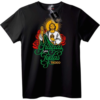 NOONEBRAND Тениска San Judas Tadeo Благодаря - S, White