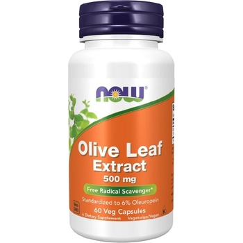 NOW NOW Olive Leaf Extract 500mg, 60 Veg Capsules