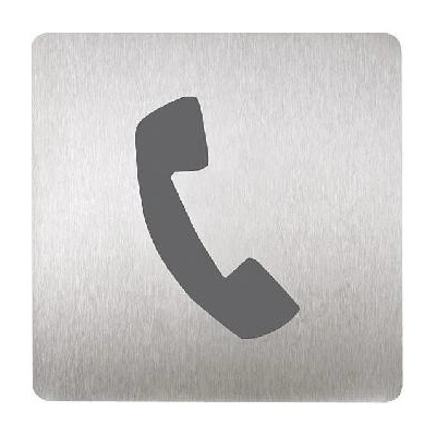 Piktogram Sanela telefon, nerez mat SLZN 44C