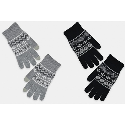 Prstové rukavice norský vzor TOUCH screen úprava