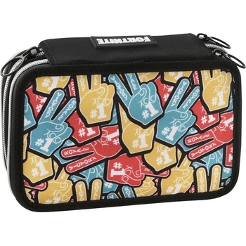 Несесер - Fortnite Foam Fingers, с 3 отделения, пълен (67651)