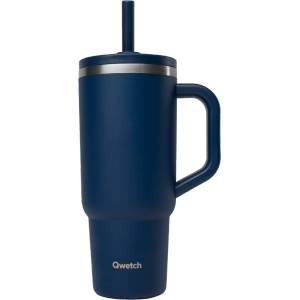 Qwetch Travel Cup with leakproof lid - 900 мл - Bleu nuit