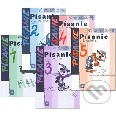 Písanie v 1. ročníku (komplet 5 písaniek s predtlačou) - Kamila Štefeková, Romana Culková