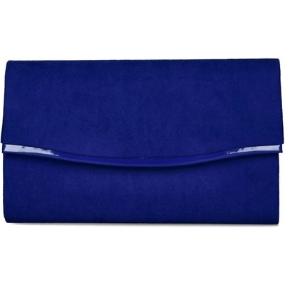 Pevné semišové psaníčko 3822106 modré