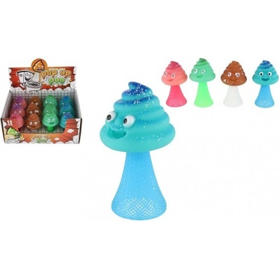 Teddies Hip Hop hovínko vyskakující plast 9cm 4 barvy 12ks v boxu