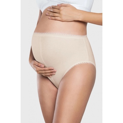 Italian Fashion těhotenské kalhotky Mama maxi pudrová – Zboží Dáma