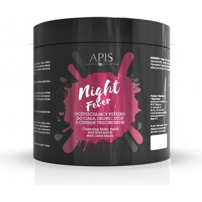 Apis Night Fever telový peeling s trstinovým cukrom 700 g
