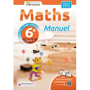 Manuel iParcours maths 6e (ISBN: 9782362464591)